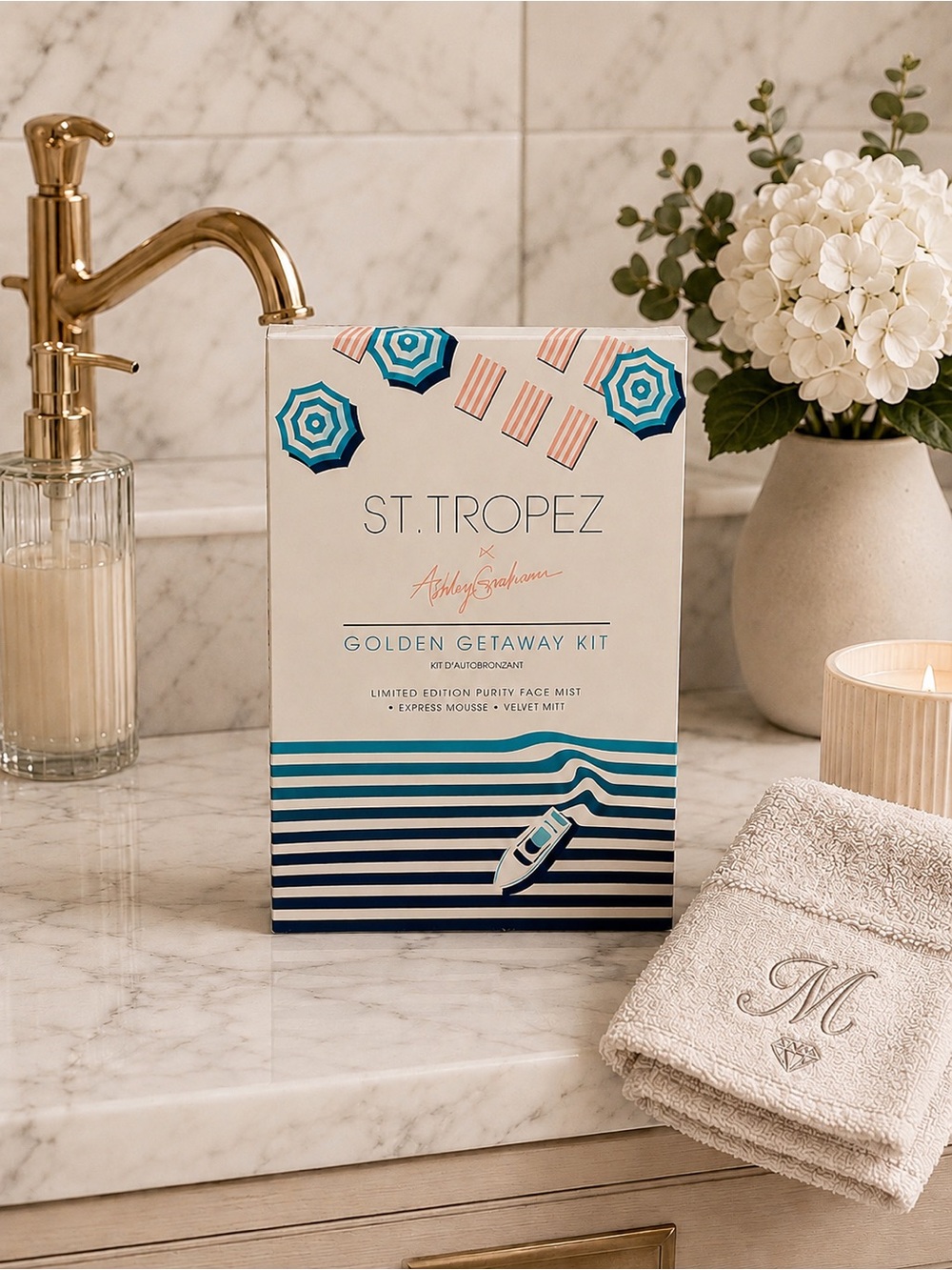 St. Tropez x Ashley Graham Golden Getaway Kit | Limited Edition Self-Tan Set